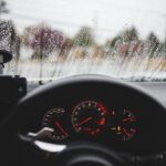 auto dash raining